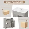Bodenstehender Badezimmerschrank mit Waschbecken, Produktbild-Vorschau 10