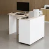 Eckschreibtisch mit Computerablage, Regalen und Schubladen Produktbild-Vorschau 6