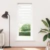 vidaXL Dvojitá roleta bílá 90x200 cm Šířka látky 85,9 cm Náhled obrázku produktu 1