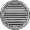 Okrągła kratka wentylacyjna z siatką NVM, Ø 125 mm, stal Podgląd zdjęcia produktu 1