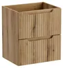 Badezimmer Waschbeckenunterschrank mit 50 cm Breite, Eiche Produktbild-Vorschau 1