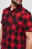 Brandit Check Shirt Short Sleeve red/black, 3XL Produktbild-Vorschau 9