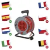 PVC Kabeltrommel – 4 Steckdosen, 15m SCHUKO Produktbild-Vorschau