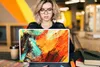 MuchoWow® Laptop Aufkleber Sticker Cover Gemälde - Abstrakt Produktbild-Vorschau 5