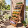 Jardinière verticale COSTWAY à 8 niveaux, jardinière en Voir les images du produit 2