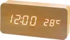 OKWISH Wecker Uhr in Holzoptik digital - Digitalwecker Produktbild-Vorschau 6