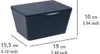 WENKO Aufbewahrungsbox mit Deckel Brasil Dunkelblau, Produktbild-Vorschau 4