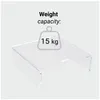 DESQ 1539 Support pour moniteur - Acrylique transparent - Voir les images du produit 5