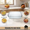 BigDean Auflaufform mit Deckel 3,95L – rechteckige Produktbild-Vorschau 7