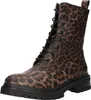 Boxx Damen-Schnürstiefelette Leopard-Braun-Schwarz, Produktbild-Vorschau 1