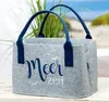 Große maritime Filztasche. Shopping Komfort auf 40 x 26 x Produktbild-Vorschau 1