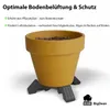 BigDean 16x Füßchen Untersetzer Spezial Anthrazit Produktbild-Vorschau 5
