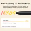 A graphic illustrating the pressure levels of a stylus pen compared to other brands. Podgląd zdjęcia produktu