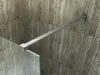 A close-up view of a shower screen support bar attached to a tiled wall. Produktbild-Vorschau
