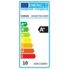An energy efficiency label for a light bulb. Produktbild-Vorschau