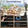 OZAVO Standventilator ,Wassersprüher, mit Fernbedienung & Produktbild-Vorschau 7
