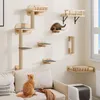 7tlg. Kletterwand Katzen Set, Katzenmöbel mit Kratzbäume, Produktbild-Vorschau 1