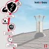KOTARBAU® Komínová krytina z nerezové oceli ø 100 mm Náhled obrázku produktu 8