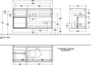 Villeroy & Boch F412GMMT Waschbeckenunterschrank Finion F41 Produktbild-Vorschau 2