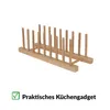 Tellerregal Bambus Organizer Produktbild-Vorschau 7