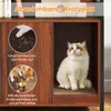 COSTWAY Kattenmeubel met boekenkast, oplaadstation, 3 Productafbeelding-voorbeeld 8