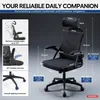 Bürostuhl ergonomisch mit Kopfstütze – Schreibtischstuhl Produktbild-Vorschau 3