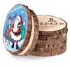 Holzscheiben 8 Stück, Baumscheiben 16-17cm, Naturholz Produktbild-Vorschau 1