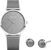 BERING Damen Set mit Analog Quarz Armbanduhr und Ohrringen Produktbild-Vorschau 1