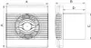 airRoxy pRemium 100: Ventilador axial para baño Vista previa de la imagen del producto 6