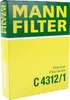 Filtro aria MANN-FILTER C 4312/1 Anteprima dell’immagine prodotto 7