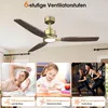 Ventilateur de plafond Parrot Uncle de 142 cm en laiton Voir les images du produit 4