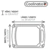 Coolinato 2tlg Set Schneidebretter 29x20cm rot/grün Produktbild-Vorschau 5