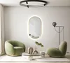 HOKO LED Specchio ovale con cornice in metallo 60x100 cm Anteprima dell’immagine prodotto 14