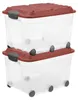Rotho 2er Set Aufbewahrungsbox mit Rollen 57L Roller 6 - Produktbild-Vorschau 1