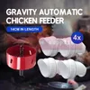 4 pièces distributeur automatique d'aliments pour poulets Voir les images du produit 11