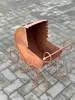 Retro Kinderwagen zum Bepflanzen 58x60x33cm Edelrost Produktbild-Vorschau 9