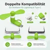 Handy Ventilator USB Mini Smartphone Lüfter 5er Set, Type C Produktbild-Vorschau 6