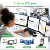 Blackview 14 zoll tragbarer monitor, 7,6 mm, 300 Nits, 100W Produktbild-Vorschau 3
