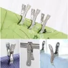 6 Edelstahl-Strandtuchclips von Vicloon - große Klammern Produktbild-Vorschau 6