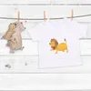 Mr. & Mrs. Panda  T-Shirt Sternzeichen Löwe 6. - 12. Monat Produktbild-Vorschau 2