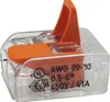 A close-up studio shot of a single electrical connector. Podgląd zdjęcia produktu
