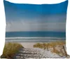 MuchoWow® Outdoor Kissen - Strand - Meer - Düne - Sand - Produktbild-Vorschau 1