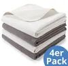 Makian Moltontücher 4er Pack 80 x 80 cm - Beige Produktbild-Vorschau 1