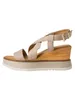 Tamaris Damen Sandalette 1-1-28017-36 341 beige normal Produktbild-Vorschau 5