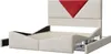 ProximaX Praktisches Doppelbett 140x200 cm mit integrierten Produktbild-Vorschau 7