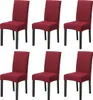 6ks / sada krytů židlí Stretch Universal Jídelní židle Náhled obrázku produktu 1
