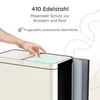 Deleca FreshAura Recycling Mülleimer 60L (2x30L) RVS Creme Produktbild-Vorschau 7