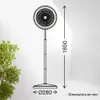 Briloner Lampadaire ventilateur avec éclairage télécommande Voir les images du produit 6