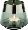 Fink JONA, Teelichthalter, Glas, Silberfolie, glatt, Produktbild-Vorschau 1