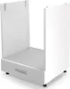 A white kitchen cabinet base with a drawer, shown from a three-quarter front view against a white background. Náhled obrázku produktu